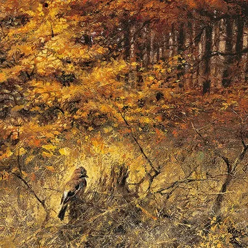 Servietten Eurasian jay Vogel Herbst Wald Laub Tiere Blätter Natur 33x33cm 20