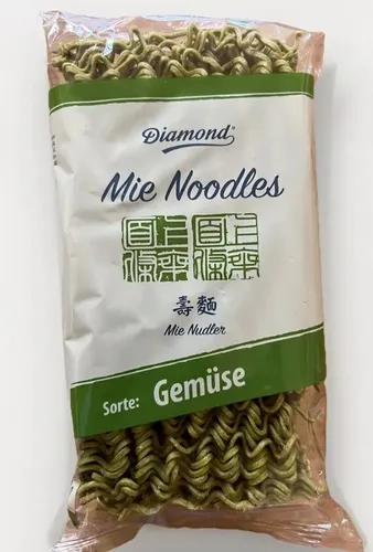 Diamond Mie Nudeln mit Gemüse Wok Nudeln Mie Noodle Vegetarisch 250g