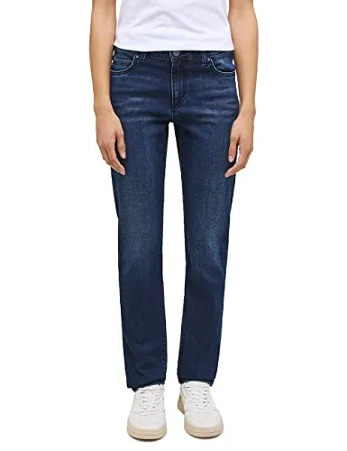 MUSTANG Slim-fit-Jeans Style Crosby Relaxed Slim blau 28 - Dunkelblaue Slim-fit Jeans für Damen, elastisches Material für optimalen Tragekomfort, ideal für lässige Outfits.