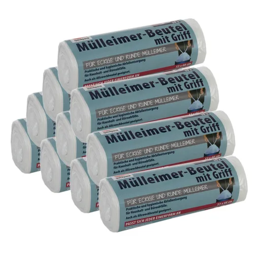 Müllbeutel Premiumline: 35 Liter, 10er Pack, Größe: 53 x 66 cm