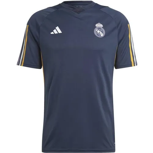 adidas Originals T-Shirt Real (1-tlg) - Stylisches T-Shirt aus 100% Polyester in Dunkelblau, ideal für Freizeit und Sport. Perfekte Passform in Größe XXL.