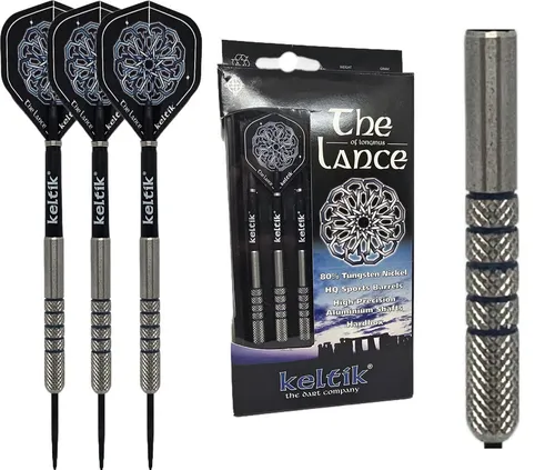 Keltik Dartpfeil Steeldart The Lance 22 g - 80% Tungsten - Hochwertige Steeldart Pfeile mit 80% Tungsten, ideal für präzise Würfe und verbessertes Spielgefühl. Perfekt für ambitionierte Spieler.