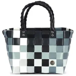 ICE BAG Einkaufsshopper MINI 33 x 18 x 22/35 schwarz weiß