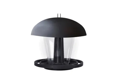 HTI-Living Futterspender Vogelfutterstation Nessa Pilz Schwarz, Futterspender Kunststoff zum Hängen