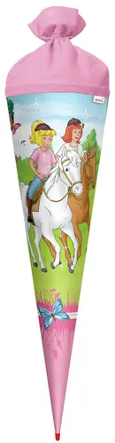 Schultüte 70cm Bibi Tina ROTH 677304 - für Pferdefreunde, bunte Motive für einen fröhlichen Schulstart