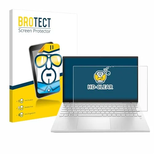 BROTECT Schutzfolie für HP Pavilion x360 (15-erX) Displayschutz Folie Made in Germany, Ultra-Klar