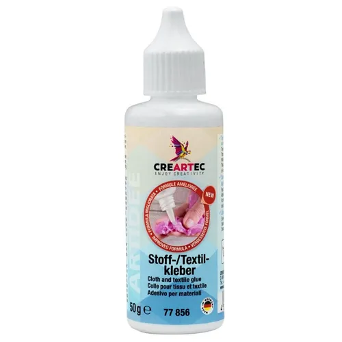  Stoff- und Textilkleber 50g Creartec Artidee 77856, Flasche 63,80€/kg
