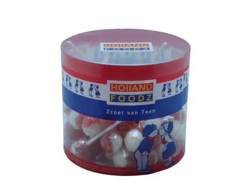 Holland Foodz Süßigkeit, Holland Foodz Brause Lutscher rund prickelnd köstlich süß 720g