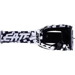 Leatt Velocity 5.5 Checker Motocross Brille - Sportbrillen mit kugelsicherer 170° WideVision-Linse und permanenter Anti-Beschlag-Funktion für optimale Sicht und Sicherheit beim Fahren.