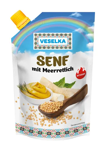 VESELKA Senf mit Meerrettich 130 g von 41450130