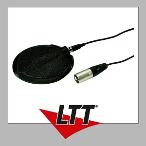 MONACOR 232370 ECM-302B Grenzflächenmikrofon - Mikrofon mit 6-m-Anschlusskabel, bietet fantastische Audioqualität und integrierte Elektronik für direkten Anschluss an Phantomspeisung.