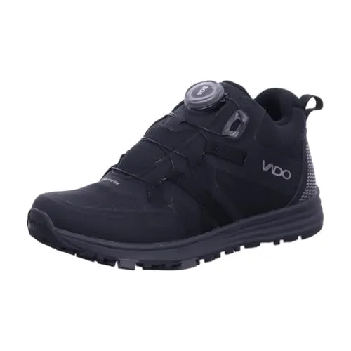 VADO Sneaker Mesh für Kinder, Gr. 36, schwarz - Sneaker für Kinder mit atmungsaktivem Mesh-Obermaterial, wasserdicht dank GORE-TEX und sicher durch BOA Fit-System. Ideal für aktive Abenteuer und gesundes Laufen.