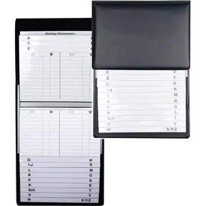 RNK Telefonbuch 1716-9, A5, Klappregister A-Z, schwarz