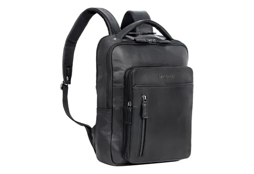 STILORD 'Tory' Leder Rucksack Groß - Tagesrucksäcke: Vintage Laptoprucksack aus 100% Echtleder mit Trolley-Aufstecksystem und viel Stauraum für Büro, Uni und Reisen. Stylisch und funktional!