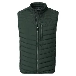 CASAMODA Steppweste uni grün XL - Stylische Steppweste in Dunkelgrün, Größe XL, aus 100 % Polyester. Ideal für modische Akzente und vielseitige Kombinationen. Perfekt für die Übergangszeit.
