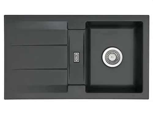 Systemceram Genea 87 Schiefer Keramik-Spüle von systemceram