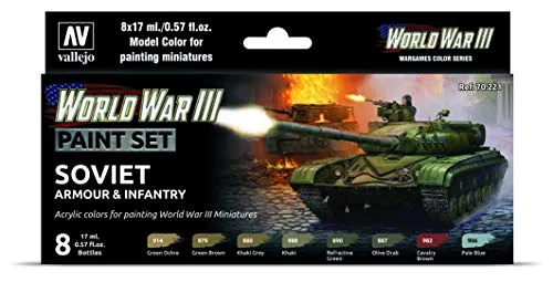 Farb-Set, Sowjetische Panzerung und Infanterie, WWIII