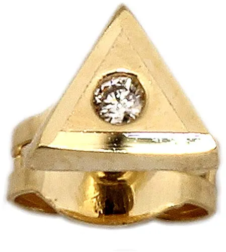 Herrenohrring Gold 585 Brillant 0.01 ct. Stecker Ohrstecker Ohrring für Herren