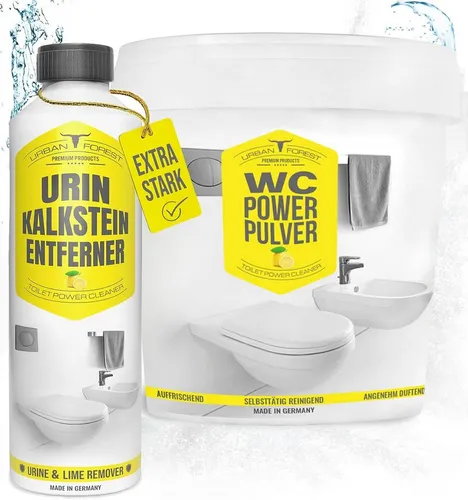 URBAN FOREST SPARSET WC Reiniger Schaum 1Kg & Urinsteinlöser extra stark 1L Badreiniger (2-St. WC Reiniger Schaum 1Kg & Urinsteinlöser extra stark 1L)