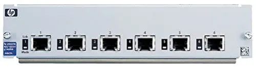 Aruba J4863A Erweiterungsmodul - Netzwerkgerät für schnelle Datenübertragung mit 6 Gigabit Ethernet Ports, ideal für die Erweiterung Ihrer Netzwerk-Infrastruktur.