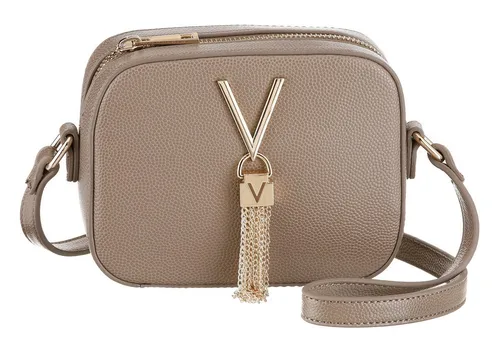 VALENTINO BAGS Umhängetasche Divina, Taupe - Umhängetasche aus hochwertigem Polyurethan, stilvolles unifarbenes Design in Taupe, perfekt für den täglichen Gebrauch.