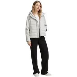 TOM TAILOR Anorak Cape Jacke mit Scuba - Funktionsjacken aus wasserabweisendem Material mit Kapuze, ideal für wechselhaftes Wetter und mit praktischer Innentasche für Wertsachen.