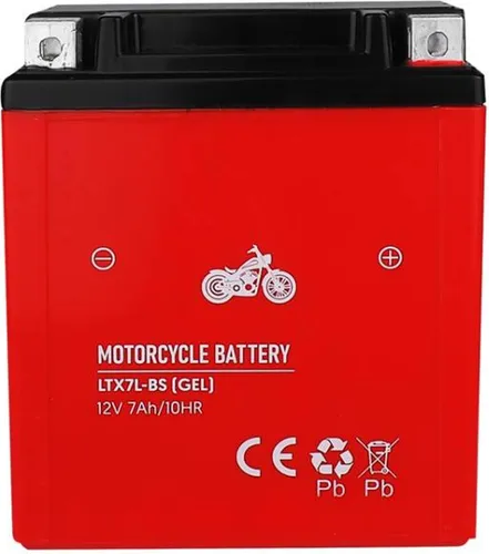 Gel-Batterie Lamex Motorrad 12V 7Ah LTX7L-BS