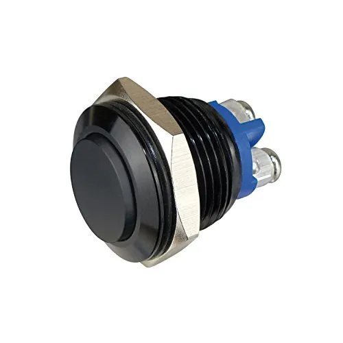 Sintron Connect Aluminiumtaster 16 mm 1 x Schliesser schwarz Tastkopf flach