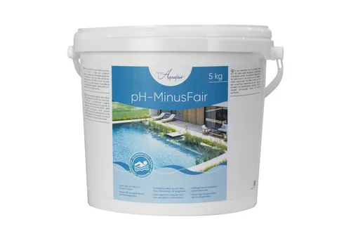 PlanetAquafair Teichpflege pH-Minus 5 kg - Effektives pH-Minus für Schwimmteiche, sorgt für optimales Wasser. Einfach in der Anwendung und sicher in der Handhabung. Ideal für die Pflege Ihres Teichs.