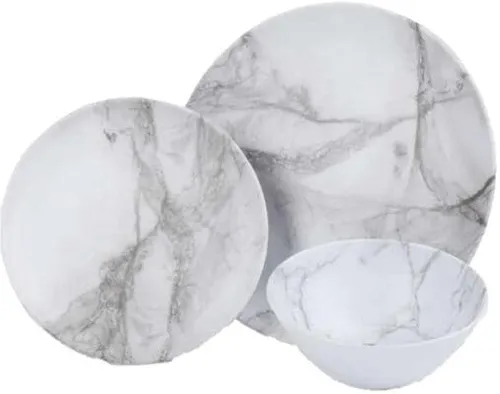 Camp4 Marmor Geschirrset, 6-teilig von CAMP4