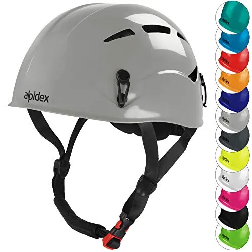 ALPIDEX Kletterhelm | Robuster Hartschalenhelm für Klettersteige