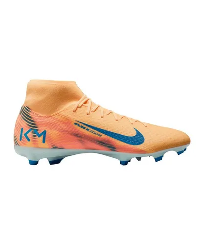 NIKE Herren Fussball-Rasenschuhe ZM SUPERFLY 10 ACAD KM FG/MG - Fußballschuhe mit verbesserter Air-Zoom-Ferseneinheit für maximale Geschwindigkeit und reaktionsfreudiges Spiel, ideal für ambitionierte Spieler.