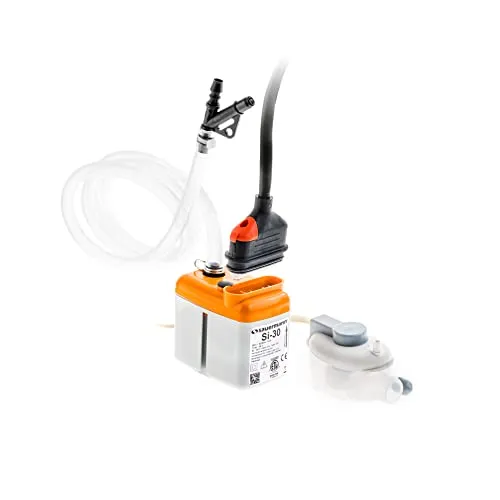 SAUERMANN SI-30 MINI KONDENSAT-ABLAUFPUMPE - Kombinierte Wartungseinheiten (FRL) - Kompakte und effiziente Lösung für Klimaanlagen mit integriertem Tank, ideal für enge Installationsräume.