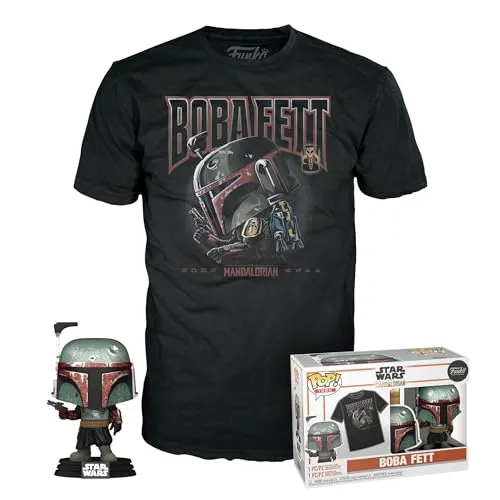 Star Wars Boba Fett Funko Pop T-Shirt Klein - Stylisches T-Shirt für Fans, aus hochwertigem Material mit Boba Fett Design. Ideal für Sammler und Star Wars Liebhaber!