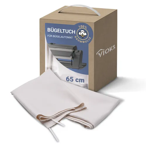 Bügeltuch universell Walzbreite 65cm für Mangel Bügelautomat Heimbügler
