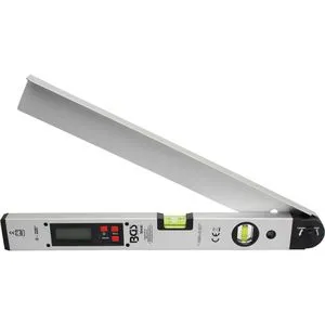 BGS-technic Winkelmesser 50440 - 45cm, digital und beleuchtet, präzise Winkelmessung bis 220 Grad mit HOLD-Funktion