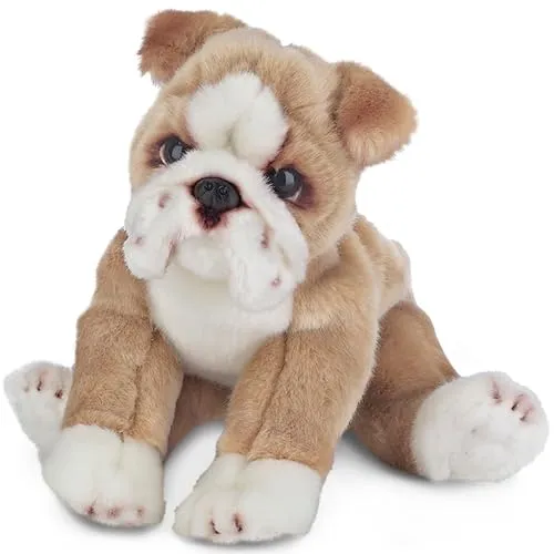 Bearington Tug The Kuschelbulldogge, Plüschbulldogge, Hundekuscheltier, 13 Zoll