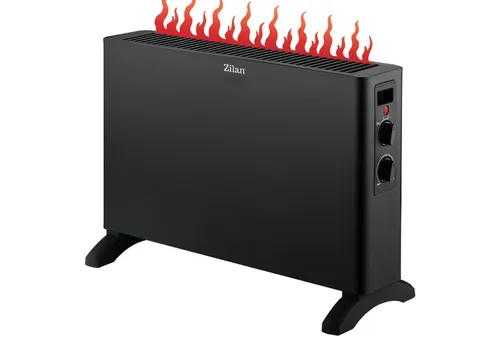 Zilan Konvektor ZLN-2044, 2000 W - Flexibel und Sicher - Konvektor mit 2000 W, stufenlos einstellbarem Thermostat und Sicherheitsfunktionen wie Überhitzungs- und Umkippschutz. Ideal für schnelle und effiziente Wärme in jedem Raum.
