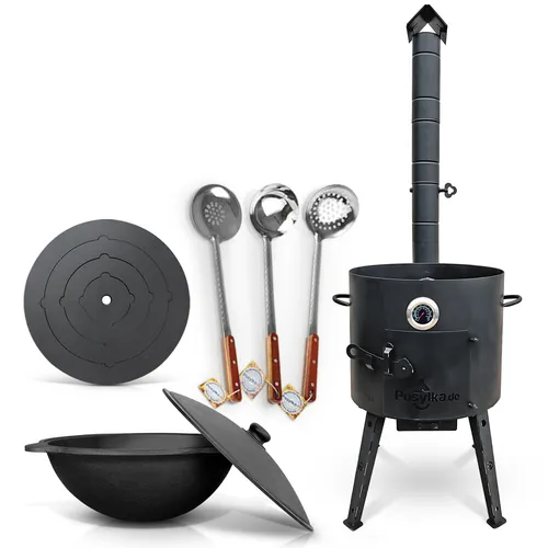 Gusseisen Kazan 12 L mit Herdplatte für Utschak von Posylka.de