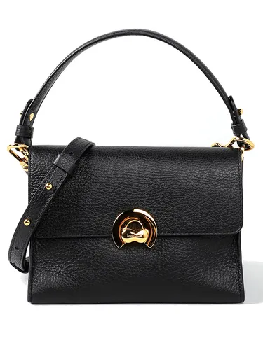 COCCINELLE Leder-Henkeltasche in Schwarz – Elegant und Praktisch - Stylische COCCINELLE Leder-Henkeltasche in Schwarz (B)19 x (L)14 cm mit verstellbarem Umhängeriemen. Ideal für den täglichen Einsatz und bietet ausreichend Platz für Ihre Essentials.