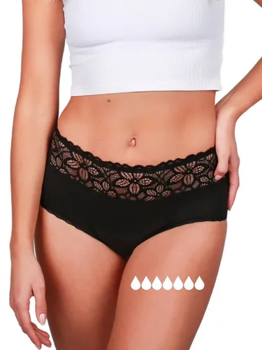 Taynie Deluxe ultra Periodenunterwäsche - Saugstark und bequem - Die Taynie Deluxe ultra Periodenunterwäsche bietet dir hohen Tragekomfort und zuverlässigen Schutz. Saugfähig wie 7 Tampons, ideal für starke Tage. Nachhaltig, vegan und mit eleganten Designs für deinen Alltag.