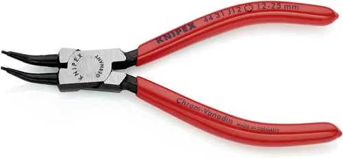 Knipex 44 31 J12 Seegeringzange Passend für (Seegeringzangen) Innenringe 12-25 mm Spitzenform (Details) abgewinkelt 45°