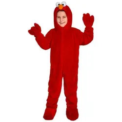 Die Sesamstraße Elmo Kinderkostüm in rot von MASKWORLD