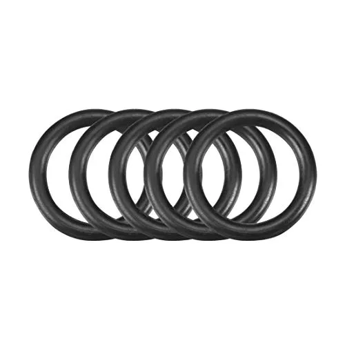 sourcing map Packung mit 50 Gummi O-Ringe Gummiringe metrische Dichtungen 18mm AD 13mm ID 2,5mm Breite