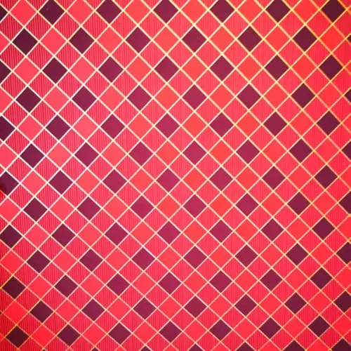 Geschenkpapier 70cm x 2m Rolle Rautenmuster in rot von Star