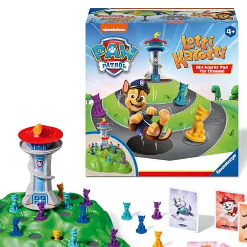 Paw Patrol Funny Race Brettspiel - Gesellschaftsspiel für 2-4 Spieler, ideal für Kinder ab 4 Jahren – fördert Teamarbeit und macht Spaß in nur 20 Minuten!