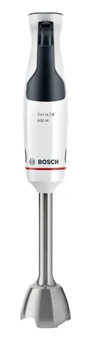 Bosch SDA Stabmixer Express MSM4W421 ws gr - 800 W, ergonomischer Griff mit Anti-Rutsch-Beschichtung und Quattro-Blade System für perfekte Ergebnisse