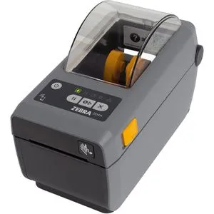 Zebra Etikettendrucker ZD411D - Kompakt & vielseitig - Drucker für Etiketten bis 57mm, ideal für enge Räume. Mit USB und Bluetooth-Schnittstellen, druckt bis zu 152 mm/Sekunde - perfekt für effiziente Etikettierung.