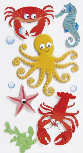 Sticker Mix Meerestiere,