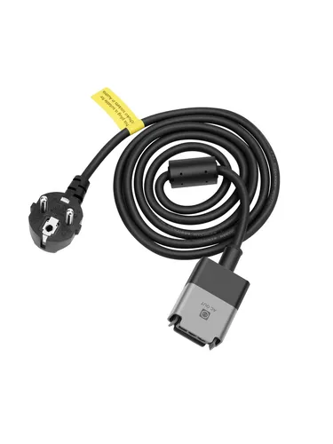 EcoFlow 5m AC Cable for Microinverter - EU Version, kompatibel mit PowerStream Microinverter für DELTA Powerstations, Schwarz